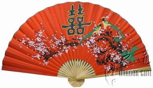 "Classic 35"" Oriental Feng Shui Wall Fan-Blue Horses" in Saudi Arabia