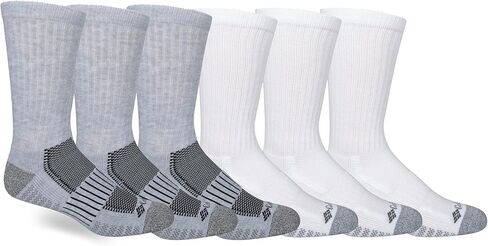 Columbia Men's 6 Pack Athletic Crew Socks in Saudi Arabia