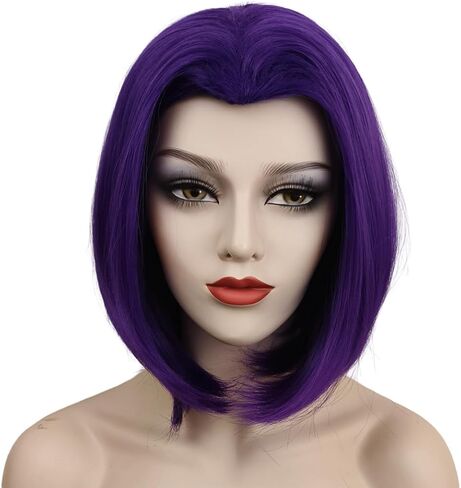 SisiruKou Short Dark Brown Wig for Women Girls Curly Hair Halloween Costume Party Synthetic Wig in Saudi Arabia