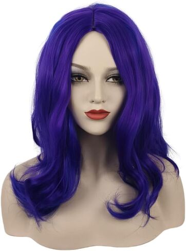 SisiruKou Short Dark Brown Wig for Women Girls Curly Hair Halloween Costume Party Synthetic Wig in Saudi Arabia