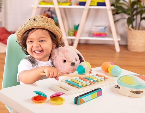 B. toys- Okideoke Toy Microphone- Musical Toys- 8 Songs & Voice Amplifier- 18 Months + in Saudi Arabia
