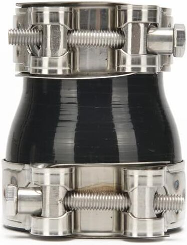 4-Ply Reinforced Silicone Straight Reducers Silicone Hose Coupler 1.5" to 2" with T Bolt Clamps (Black, 38mm-51mm) in Saudi Arabia