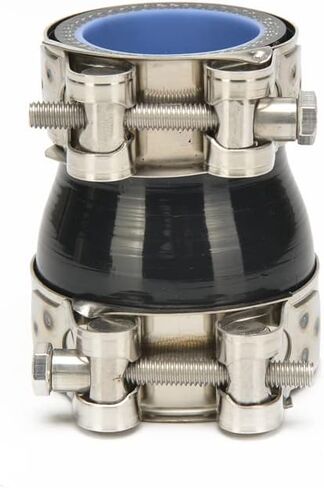 4-Ply Reinforced Silicone Straight Reducers Silicone Hose Coupler 1.5" to 2" with T Bolt Clamps (Black, 38mm-51mm) in Saudi Arabia