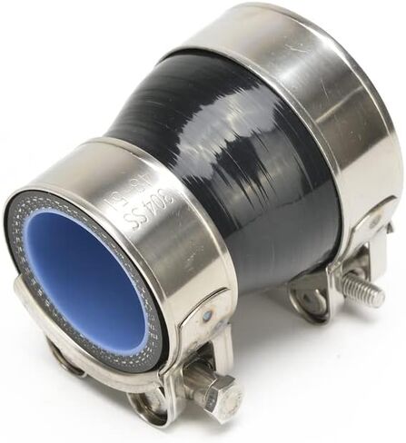 4-Ply Reinforced Silicone Straight Reducers Silicone Hose Coupler 1.5" to 2" with T Bolt Clamps (Black, 38mm-51mm) in Saudi Arabia