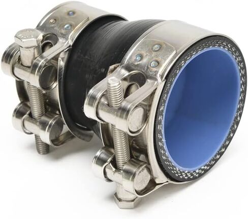 4-Ply Reinforced Silicone Straight Reducers Silicone Hose Coupler 1.5" to 2" with T Bolt Clamps (Black, 38mm-51mm) in Saudi Arabia