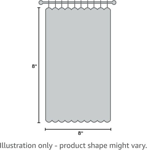 مجموعة Sweet Home مكونة من قطعتين من ستائر شلال مكشكشة رأسية شفافة من الفوال الشلال، 160 سم × 127 سم، عنابي in Kuwait