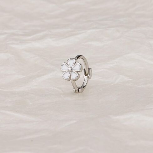 زهرة هوب أقراط للنساء ديزي زهرة أقراط الزهور هوجي هوب أقراط للفتيات في سن المراهقة هيبوالرجينيك لطيف زهرة صغيرة أقراط مجوهرات هدية in Kuwait