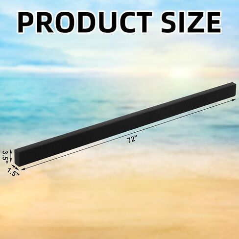 2 Pcs Long Marine Carpeted Bunk Boards 2" x 4" Boat Trailer Bunks Black Boat Bunk Boards for Trailer Boats in Saudi Arabia