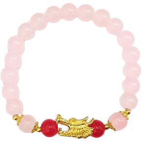 Azusa Sun 2024 Year of the Dragon Red String Bracelet Adjustable Braided Bracelet for Protection Blessing Lucky Wealth Jewelry Gifts