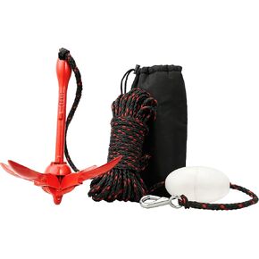 Boat Anchor 3.5 lb Folding Anchor, Grapnel Anchor Kit for Kayaks, Canoes, Paddle Boards