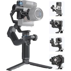 FeiyuTech SCORP 2 Combo[Official]Camera Gimbal Stabilizer, Built-in AI Tracker,Upgrade Joystick&Touch Screen,Max 5.51lbs, fits Sony/Canon/Nikon/Fujifilm Mirrorless&DSLR Camera,Native Vertical Shooting