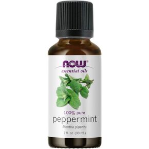 NOW Essential Oils, Peppermint Oil, Invigorating Aromatherapy Scent, Steam Distilled, 100% Pure, Vegan, Child Resistant Cap, 1-Ounce