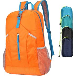levayhill 25L Hiking Backpack,Foldable Sports Daypack Camping Backpack Hiking Accessories,Carry-on Bag-Water Resistant Lightweight Backpack for Travel,Black