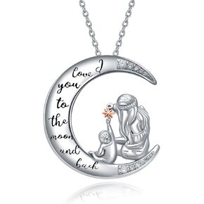 WINNICACA Gifts for Mom Nana Sterling Silver Mother Daughter Jewelry Birthday Christmas Gifts in Saudi Arabia