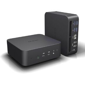Mini Gaming PC AMD Ryzen 9 7940HS 16GB SSD 512GB DDR5 5600 MHz RAM,Desktop Mini Computers Windows 11 pro,Radeon 780M Graphics,2.5Gbps LAN, HDMI 2.1, 8K USB 4.0 Wi-Fi 6E/BT5.3