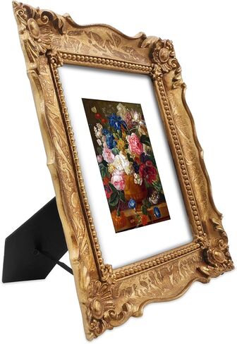 SIMON'S SHOP إطار صورة مقاس 8 × 10 إطارات صور باروكية مقاس 8 × 10 إطارات صور أنيقة رثة باللون الأخضر الطحلبي in Kuwait