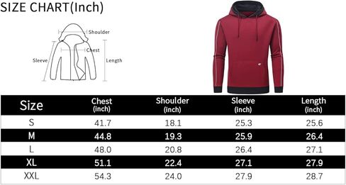 YuKaiChen الرجال البلوز هوديس كم طويل الرباط محب بلوزات مقنعين عادية مع جيوب الكنغر in Kuwait