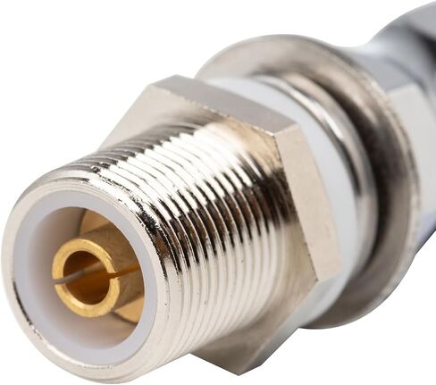 Heavy Duty CB Antenna Stud Mount Adapter Copper Nickel Plated with SO-239 Connector for Mounting 3/8 x 24 Threads CB HAM Radio Antennas in Kuwait