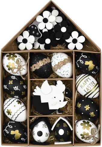 Valery Madelyn Set/40 Black Gold Theme Eggs EG1101-0008 in Saudi Arabia