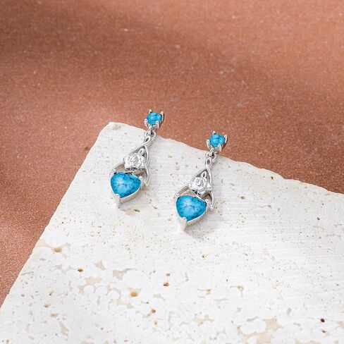 Gothic Heart Earrings Black Rose S925 Sterling Silver Sensitive Earrings for Women Hypoallergenic Valentine's Day Push Bck Earrings Jewelry Gift for Girlfriend, Wife, Mom in Kuwait