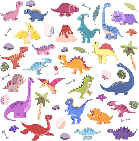 ملصقات النوافذ للأطفال الصغار وأنشطة السفر ملصقات منتفخة ملصقات نافذة قابلة لإعادة الاستخدام ملصقات نافذة قابلة للإزالة لسيارة وطائرة منزلية ومركبات بناء ومواصلات 77 قطعة in Kuwait