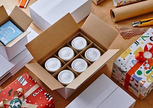 8x6x4 Inch Cardboard Shipping Boxes, Kraft Corrugated Box Mailers Small Shipping Boxes For Small Business Packaging Mailer, 25 Pack in Saudi Arabia