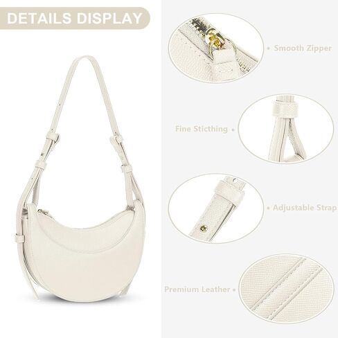 حقيبة سرج للنساء حقيبة كتف هلال محفظة عصرية حقيبة كروسبودي حقيبة يد هوبو in Kuwait