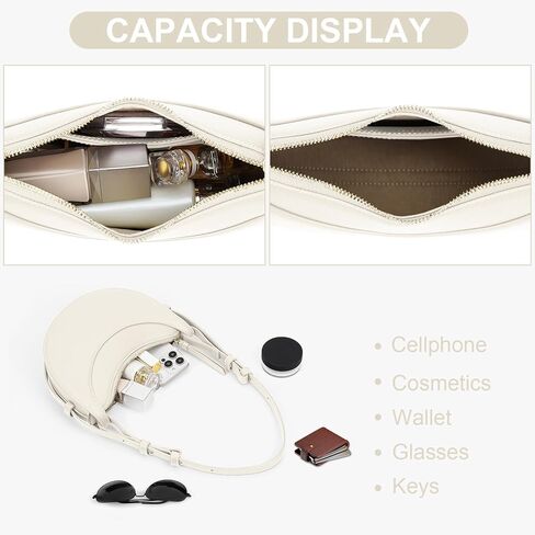 حقيبة سرج للنساء حقيبة كتف هلال محفظة عصرية حقيبة كروسبودي حقيبة يد هوبو in Kuwait