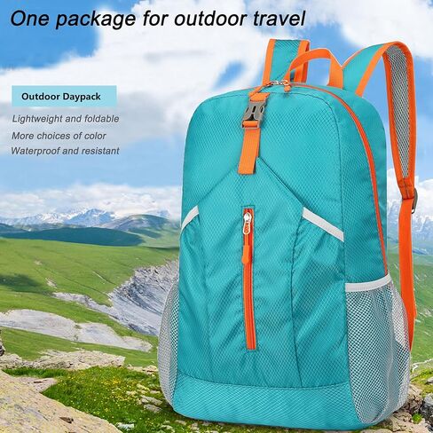 levayhill 25L Hiking Backpack,Foldable Sports Daypack Camping Backpack Hiking Accessories,Carry-on Bag-Water Resistant Lightweight Backpack for Travel,Black in Saudi Arabia