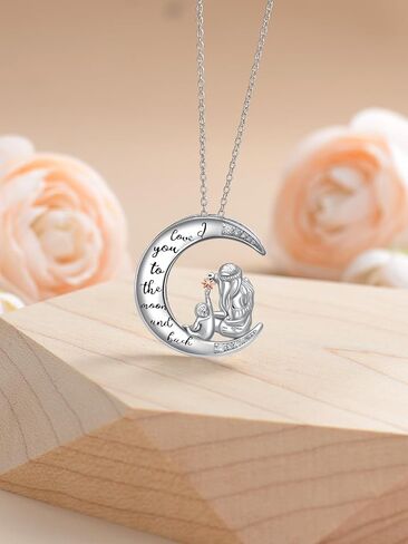 WINNICACA Gifts for Mom Nana Sterling Silver Mother Daughter Jewelry Birthday Christmas Gifts in Saudi Arabia