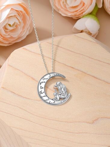 WINNICACA Gifts for Mom Nana Sterling Silver Mother Daughter Jewelry Birthday Christmas Gifts in Saudi Arabia