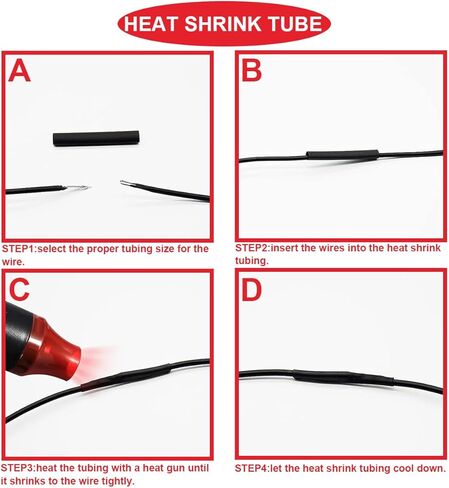 20Pairs JST XH 2.54mm 2Pin Male and Female Connector Cable with UL1007 22AWG 100mm Red Black Connector Wire,Heat Shrink Tube for Tiny Drone Battery Terminal Socket LED Strip Light in Kuwait