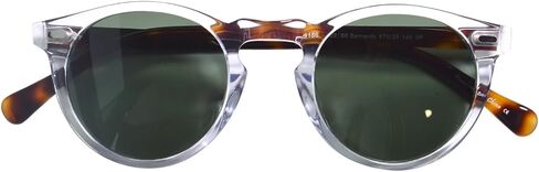EAREADA ERD Vintage Round Sunglasses For Men Polarized Circle Frame For Women UV400 Large Eyeglasses in Kuwait