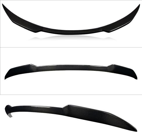 AeroBon Real Carbon Fiber Trunk Spoiler Compatible with 2020-2024 Tesla Model Y Spoiler (H Style) in Kuwait