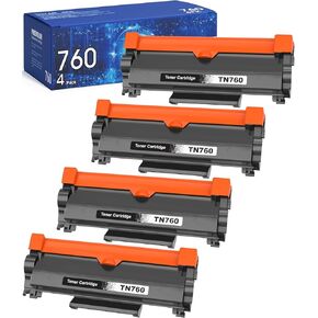 TN760/TN730 tn760 tn730 Compatible Toner Cartridge Replacement for Brother (Black,2 Pack)
