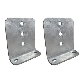 2 Pack 6" Galvanized L-Type Boat Trailer Bunk Bracket, Heavy Duty (2)