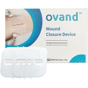 Emergency Wound Closures Surgical Quality Laceration Repair Without Stitches - Sutures Butterfly Bandaids - Be Prepared - Add to Your Survival Kit,Camping Gear (2 Buckle)
