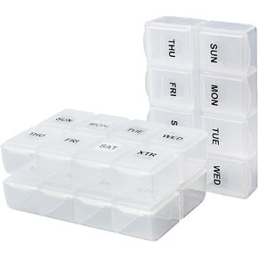 Serfeymi Pill Box Organiser 7 Day - Pink 03 in Kuwait