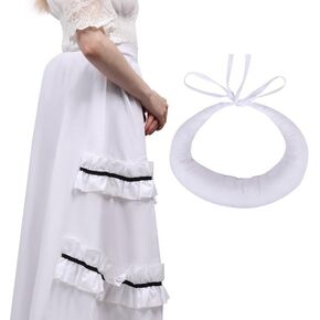 Victorian Rump Pad Bustle Pannier Petticoat Elizabethan Bumroll Dress Costume Accessory