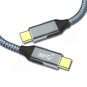 USB C to USB C Cable 2.6ft, 100W Charging USB 4 Cable with 40 Gbps Data Transfer 8K@30Hz 5K@60Hz or Dual 4K Video Compatible for Thunderbolt 3/4, USB-C, and USB4 Devices
