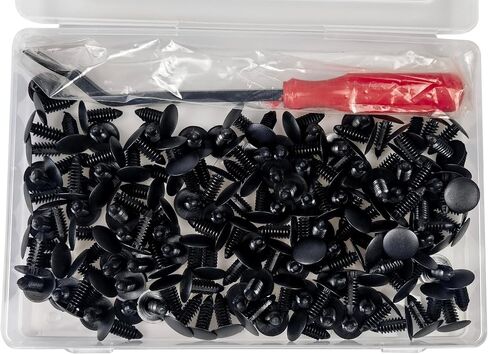 100 Pcs Plastic Fastener Push Pins Universal Fit Electric/Gas Yamaha Golf Cart X-Mas Club Cart EZGO TXT RXV Tree Rivets Clips Replace# 1010434, 16816-G1, 16816-G2, 10-9150-NS, 90269-06028 in Saudi Arabia