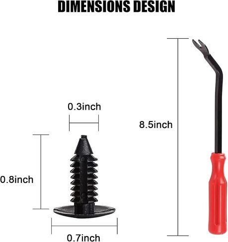 100 Pcs Plastic Fastener Push Pins Universal Fit Electric/Gas Yamaha Golf Cart X-Mas Club Cart EZGO TXT RXV Tree Rivets Clips Replace# 1010434, 16816-G1, 16816-G2, 10-9150-NS, 90269-06028 in Saudi Arabia