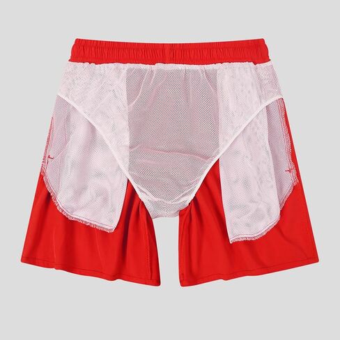 MADHERO Mens Swim Shorts 4 Way Stretch Short Bathing Suits Swim Trunks Mesh Liner in Kuwait
