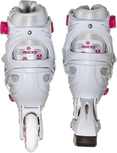 ROCES Girls' Jokey 3.0 Outdoor Adjustable Size Comfort 4-Wheel Children Racing Inline Skates with Micrometric Buckle, Polypropylene Shell & Frame in Saudi Arabia