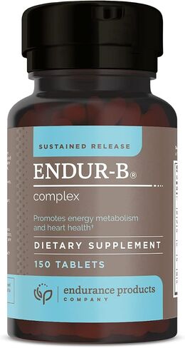 Endur-B Complex - Sustained Release - Vitamin B Supplement with B1, B2, B3, B6, B12, Folic Acid, Biotin - 300 Tablets - Endurance Products Company in Saudi Arabia