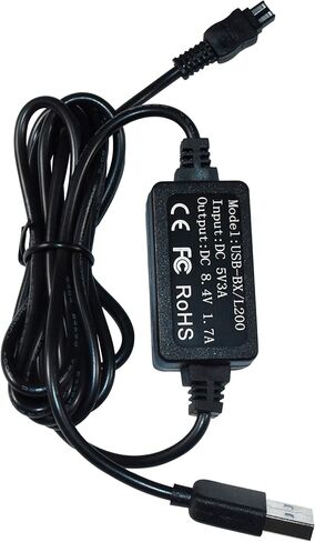 HQRP 8.4V Charger Compatible with Sony DCR-SR68 DCR-SR88 DCR-SX43 DCR-SX44 HDR-TD10 HDR-HC3E HDR-HC5E HDR-HC7E HDR-HC9E HDR-SR10E AC-L200 L200C L200D AC-L25 AC-L25A L20 L20A Camcorder in Saudi Arabia