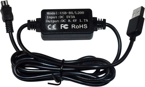 HQRP 8.4V Charger Compatible with Sony DCR-SR68 DCR-SR88 DCR-SX43 DCR-SX44 HDR-TD10 HDR-HC3E HDR-HC5E HDR-HC7E HDR-HC9E HDR-SR10E AC-L200 L200C L200D AC-L25 AC-L25A L20 L20A Camcorder in Saudi Arabia