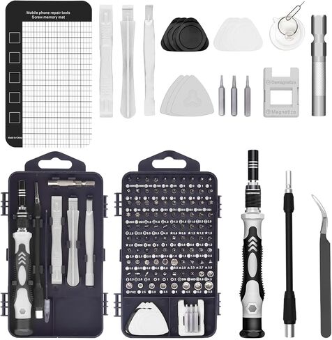 DULIWO Precision Screwdriver Set, 122 in 1 Small Magnetic Repair Tool Kit with Case, Electronic Repair Kit for Computer, iPhone, PC, Cellphone, Laptop, Nintendo, PS4, Game Console, Watch, Eyeglasses in Kuwait