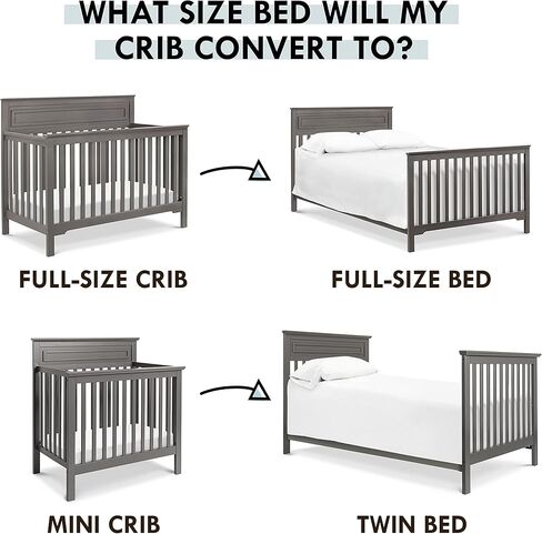 DaVinci Hidden Hardware Twin/Full Size Bed Conversion Kit (M5789) in Forest Green in Kuwait