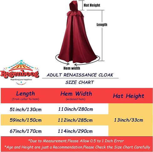 Regenboog رأس عصر النهضة بقلنسوة للنساء والرجال، عباءة العصور الوسطى للبالغين، عباءة فايكنغ مع قلادة سيف الفايكنج in Kuwait